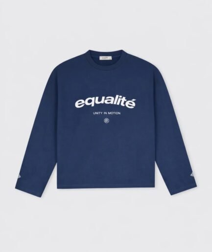 EQUALITÉ CELESTE LONGSLEEVE TEE NAVY