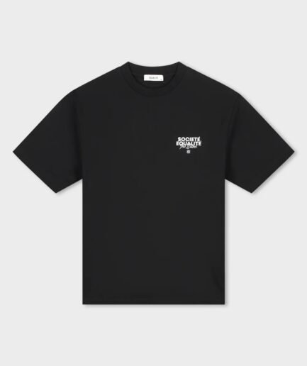 EQUALITÉ: SOCIETE OVERSIZED TEE BLACK