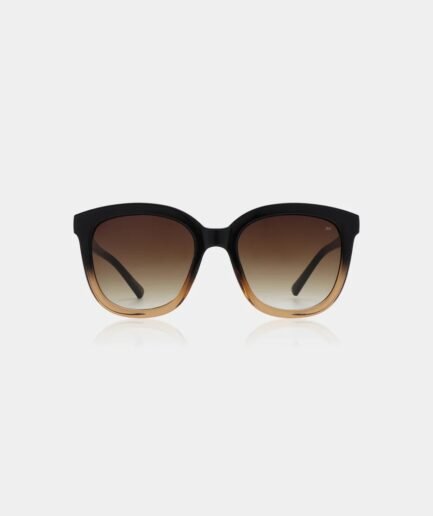 A.KJAERBEDE: BILLY - BLACK/BROWN TRANSPARENT