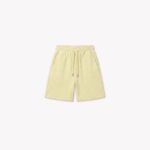 Croyez Initial Waffle Shorts | Butter Yellow