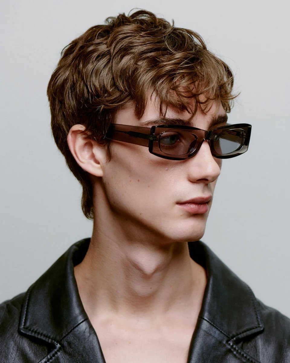 A.KJAERBEDE: FRIDA - GREY TRANSPARENT