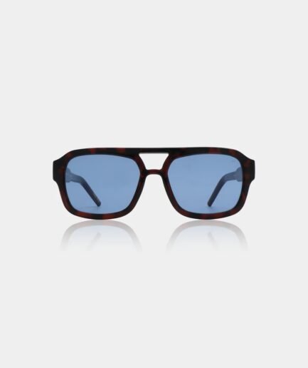 A.KJAERBEDE: KAYA - DEMI TORTOISE (BLUE LENS)
