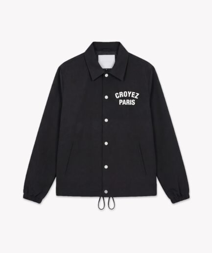 Croyez Paris Coach Jacket | Black