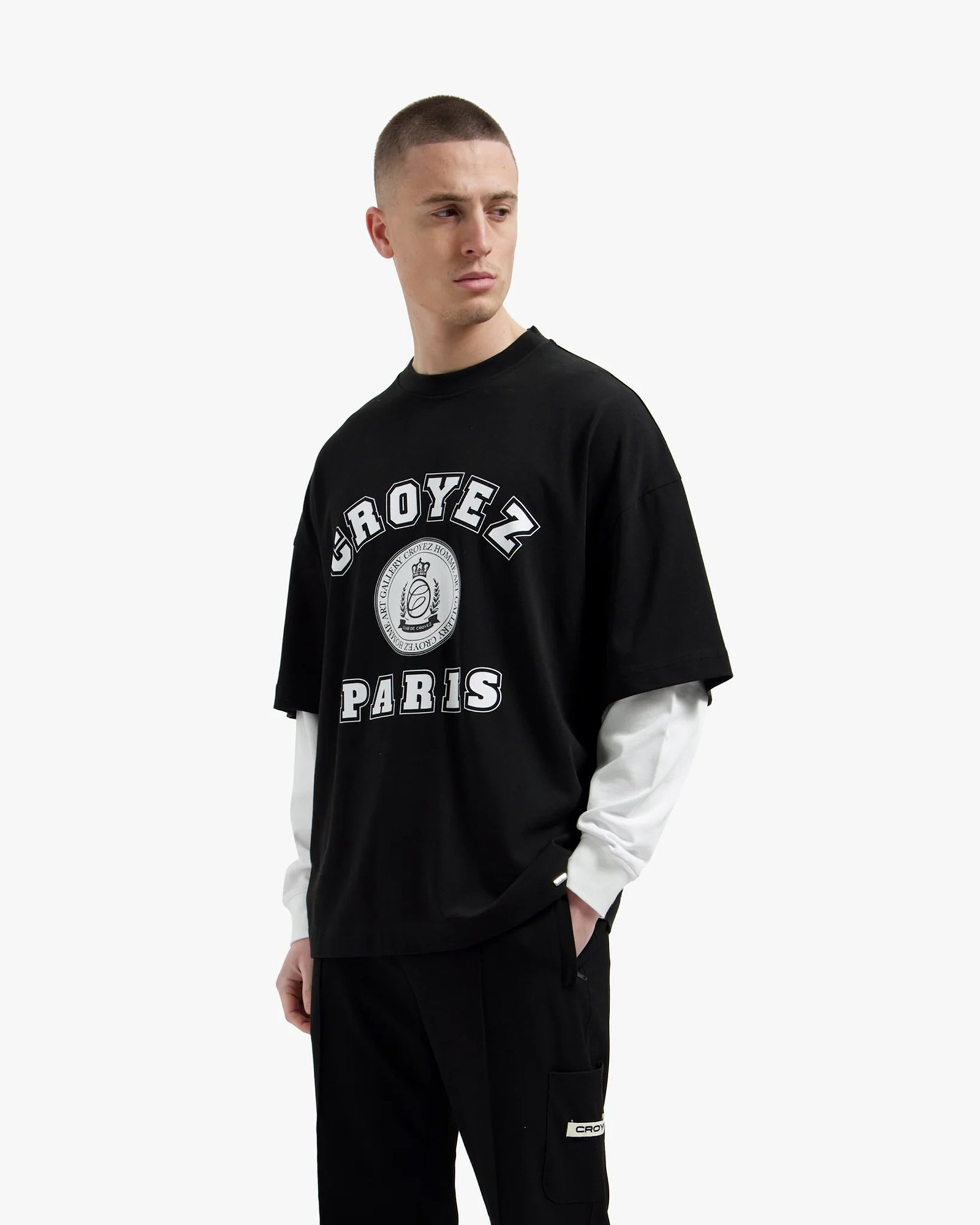 Croyez Bouclier Longsleeve | Vintage Black