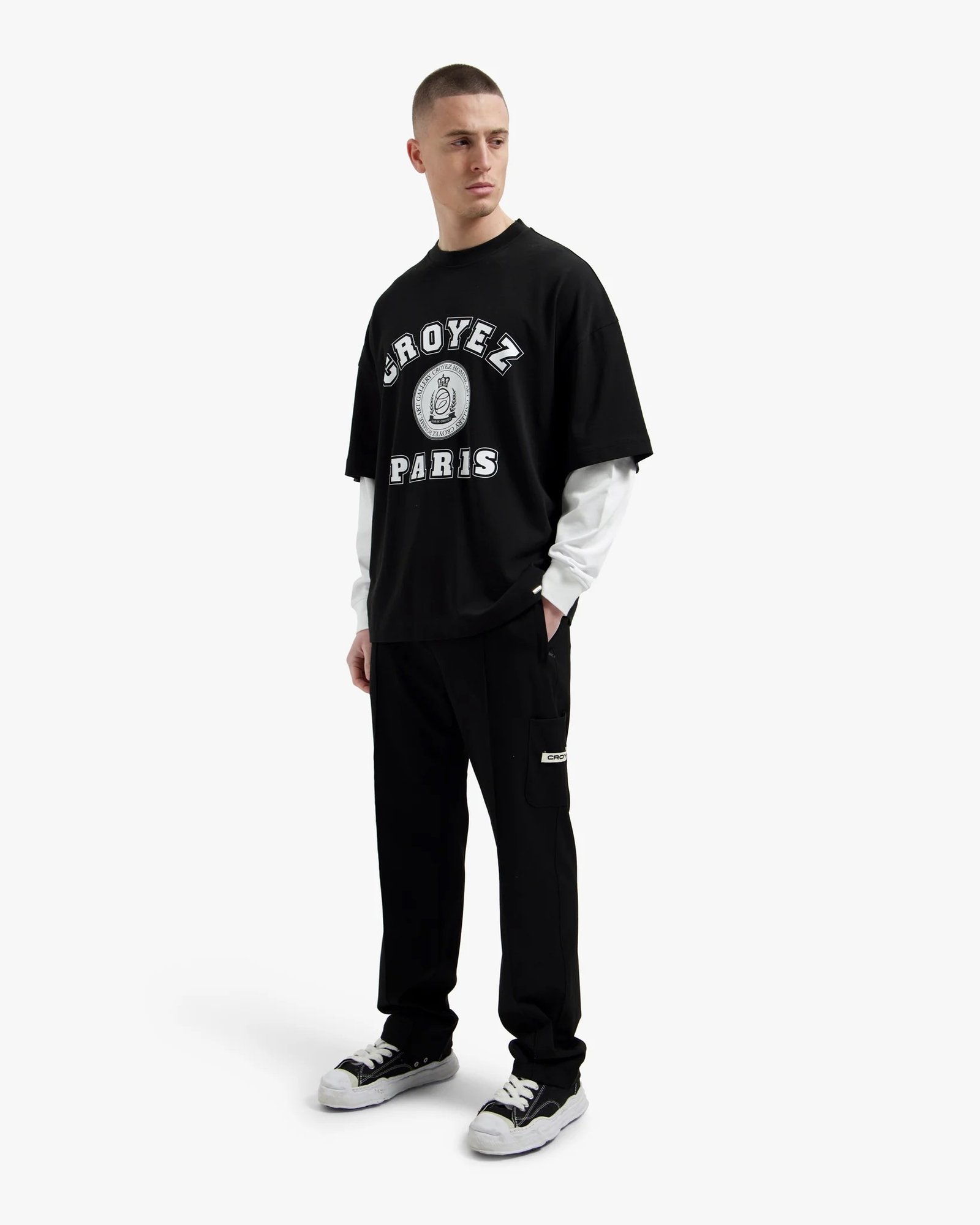 Croyez Bouclier Longsleeve | Vintage Black