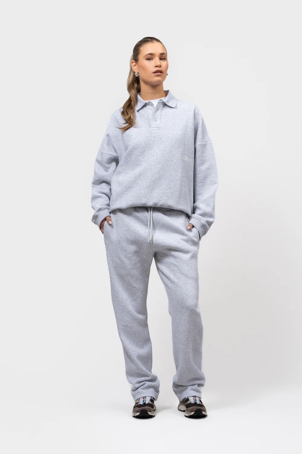 EQUALITÉ ELIA JOGGER PANTS MELANGE GREY
