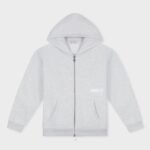 EQUALITÉ ELIA OVERSIZED FULL ZIP HOODIE MELANGE GREY