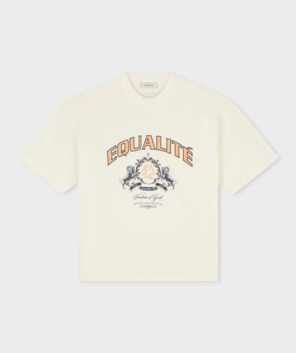 EQUALITÉ DANI BOXY FIT TEE OFF-WHITE