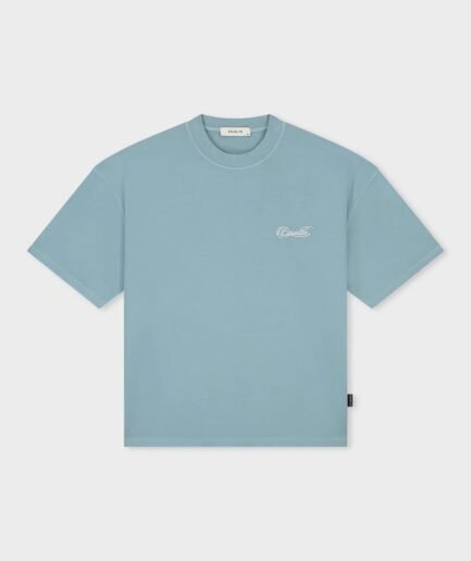 EQUALITÉ YUKI BOXY TEE WASHED LIGHT BLUE