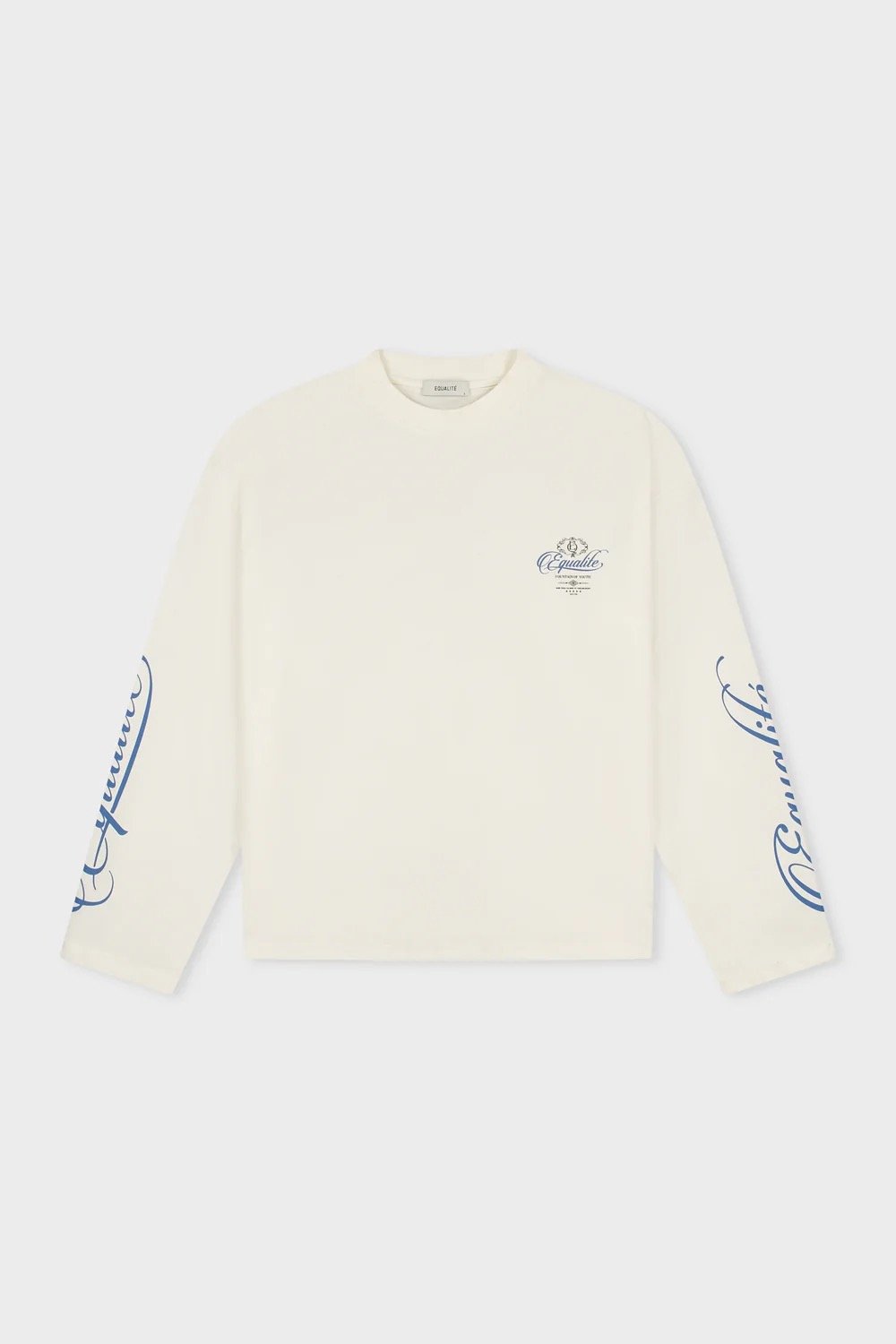 EQUALITÉ FOUNTAIN OVERSIZED LONGSLEEVE TEE OFF-WHITE