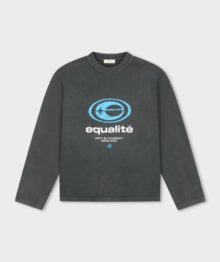 EQUALITÉ ELAN OVERSIZED LONGSLEEVE TEE WASHED GREY