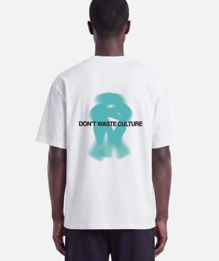 DON'T WASTE CULTURE RISA T-SHIRT | OFF-WHITE