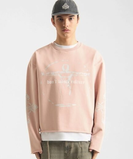 DON'T WASTE CULTURE XAVIRA SWEATER | OLD PINK