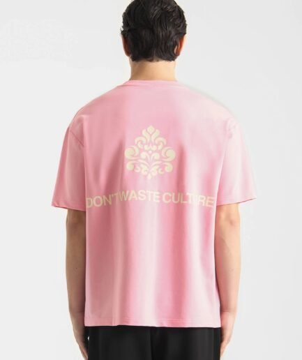 DON'T WASTE CULTURE AZEMARI T-SHIRT | PINK