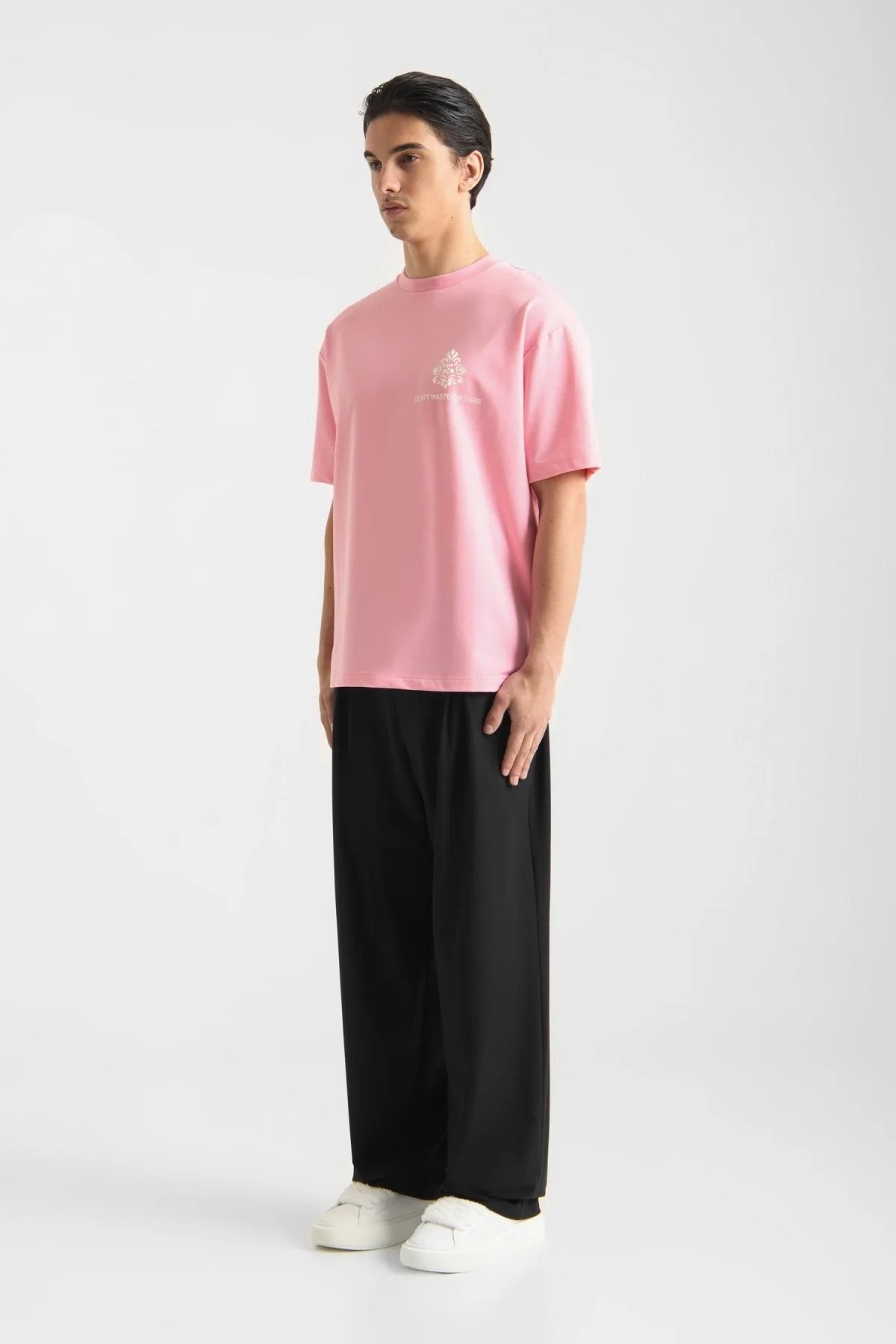 DON'T WASTE CULTURE AZEMARI T-SHIRT | PINK