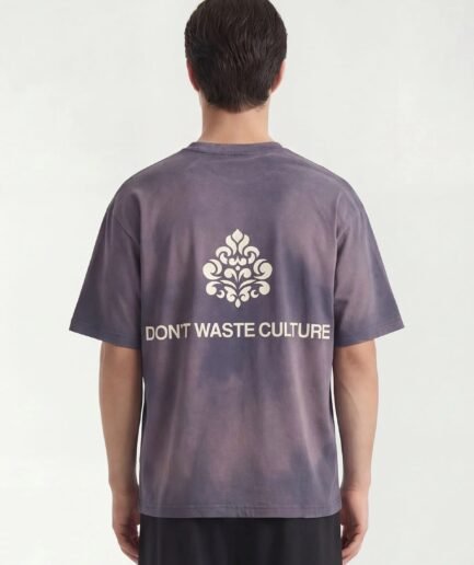 DON'T WASTE CULTURE AZEMARI T-SHIRT | FADED BLUE