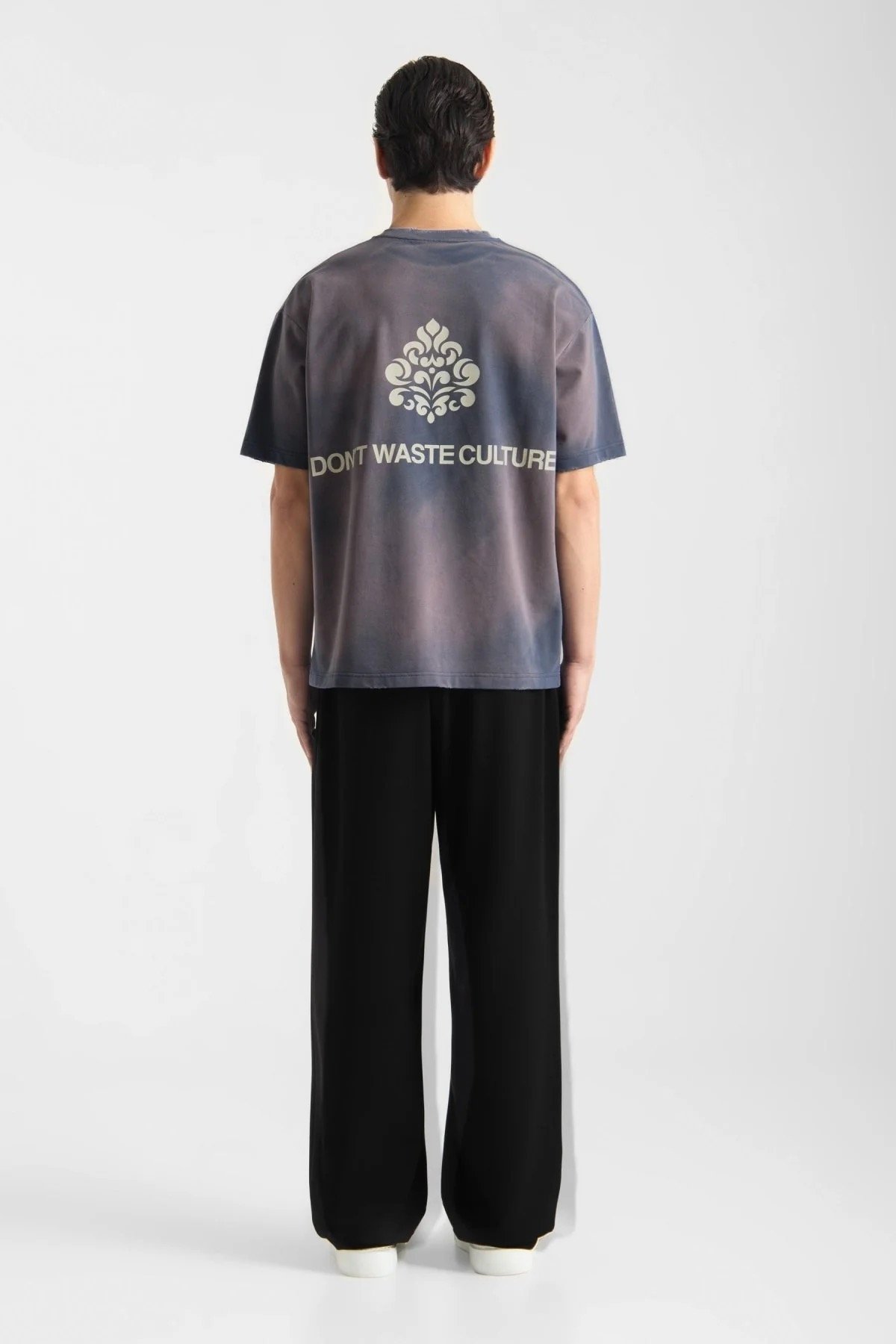 DON'T WASTE CULTURE AZEMARI T-SHIRT | FADED BLUE