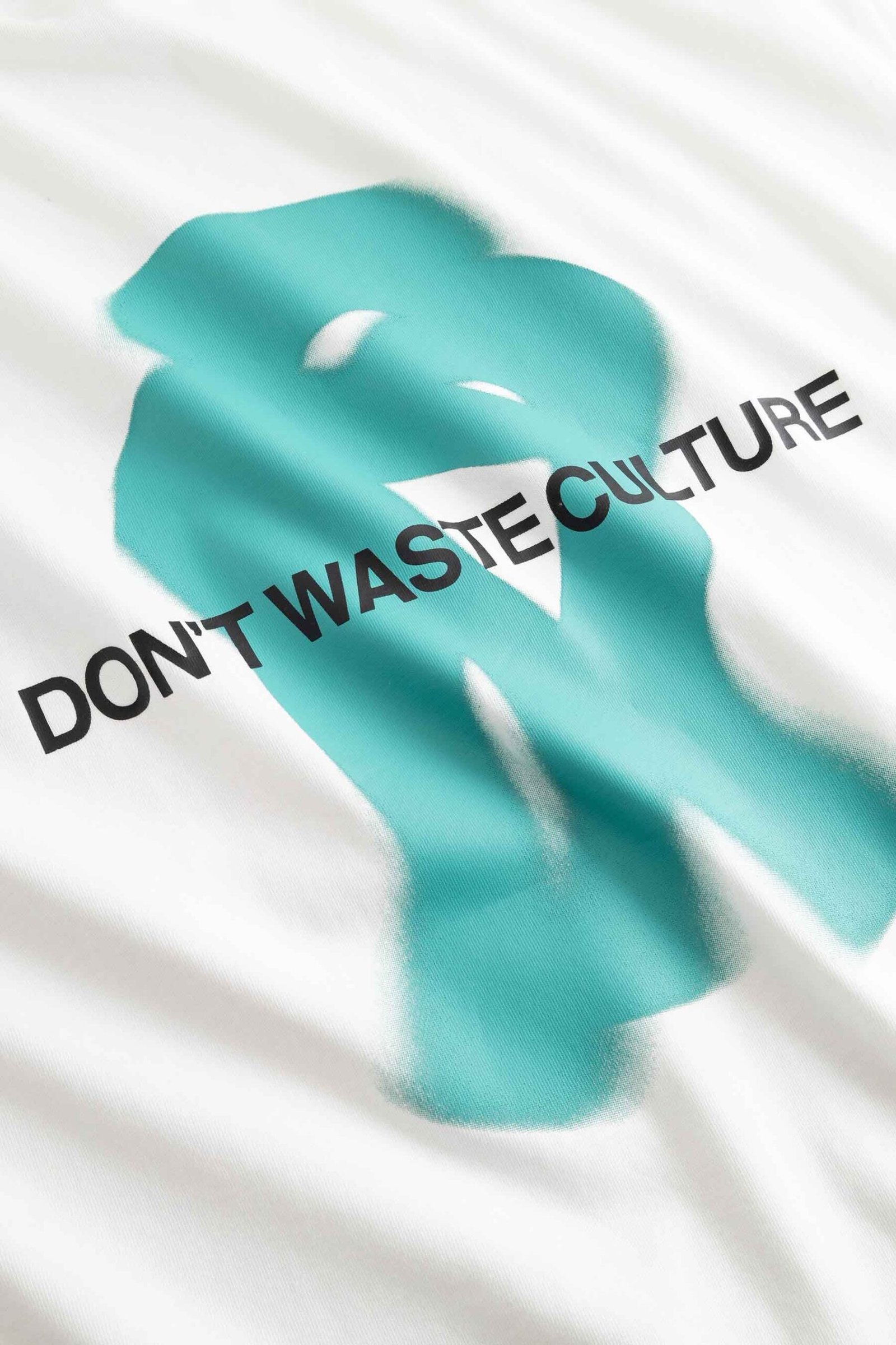 DON'T WASTE CULTURE RISA T-SHIRT | OFF-WHITE
