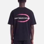 DON'T WASTE CULTURE LIRA T-SHIRT | BLACK