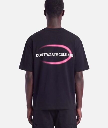 DON'T WASTE CULTURE LIRA T-SHIRT | BLACK
