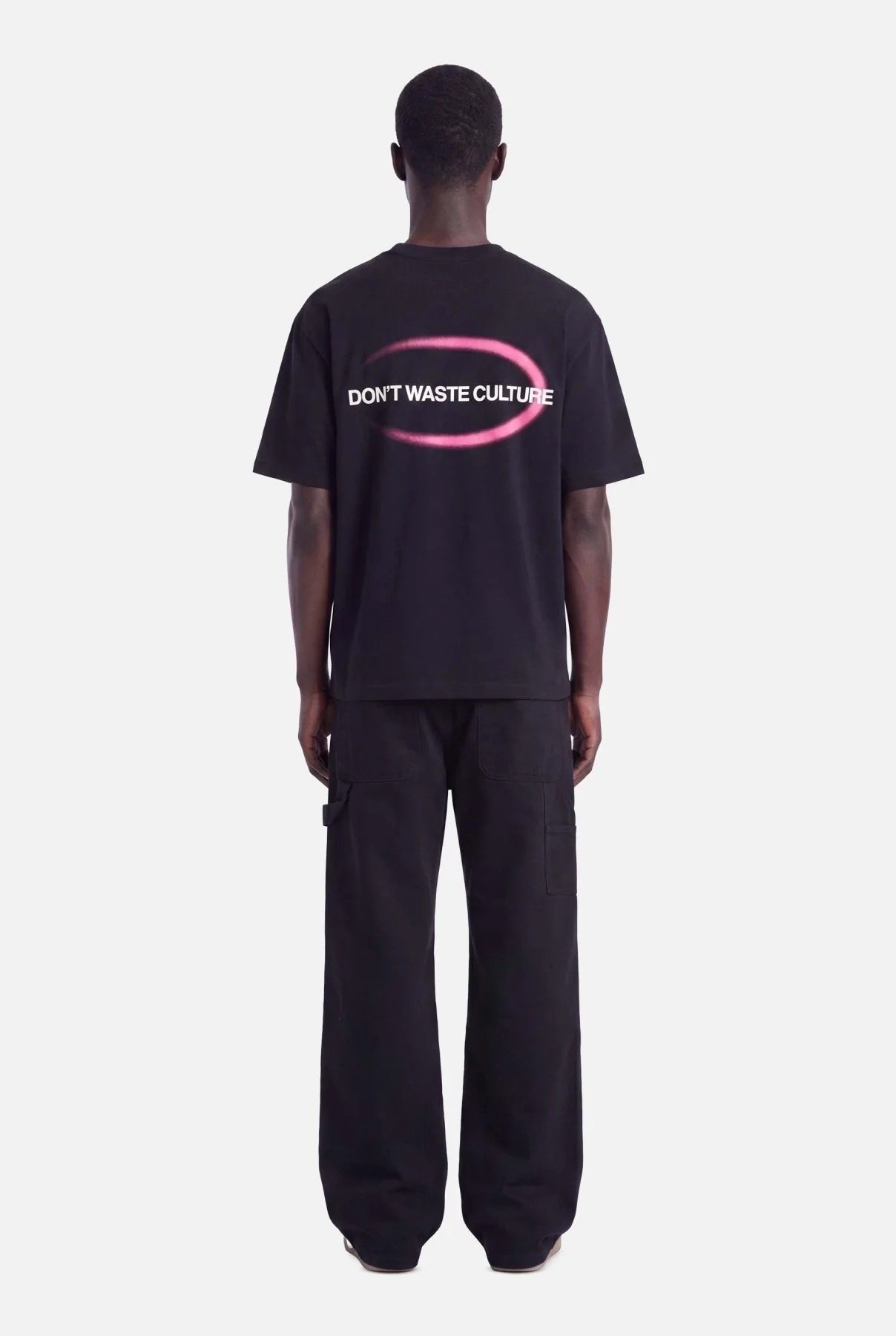 DON'T WASTE CULTURE LIRA T-SHIRT | BLACK