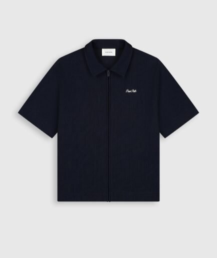 PURE PATH ITALIAN DREAM FULL-ZIP SHORTSLEEVE SHIRT 26010222