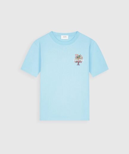 PURE PATH FLOWER VASE T-SHIRT 26010112 SKY BLUE