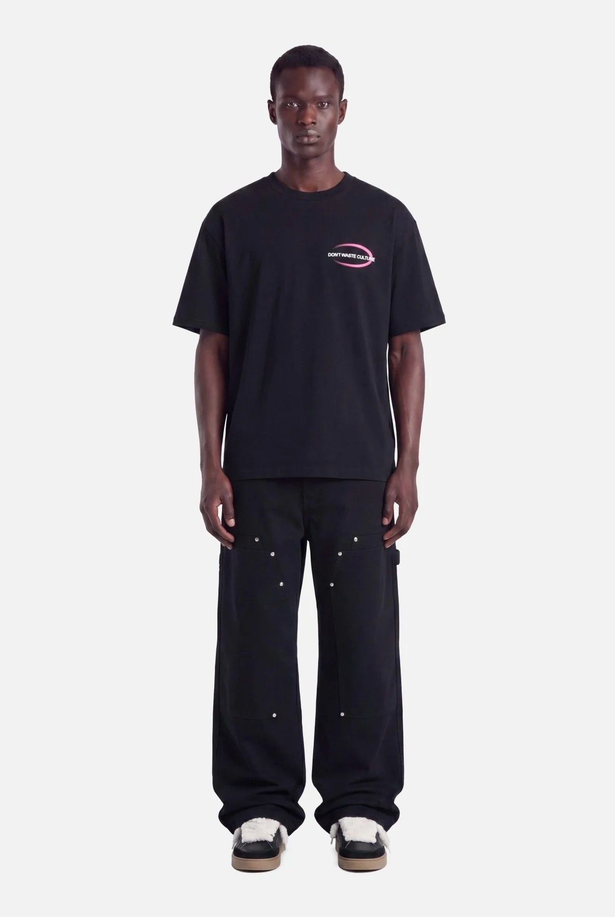DON'T WASTE CULTURE LIRA T-SHIRT | BLACK
