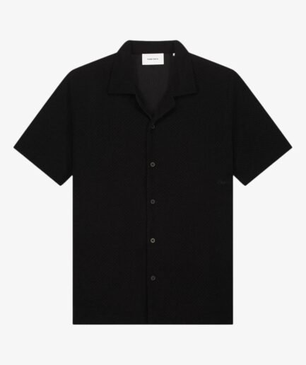 PURE PATH 26010206 HONEYCOMB SHORTSLEEVED SHIRT BLACK