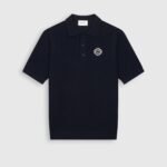 PURE PATH EMBLEM OPEN KNIT POLO 26010811 DARK NAVY
