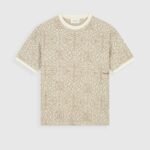 PURE PATH JACQUARD T-SHIRT 26010122 SAND
