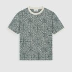 PURE PATH JACQUARD T-SHIRT 26010122 EMERALD
