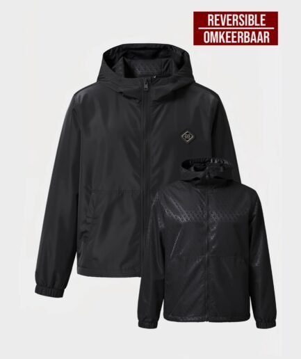Xplct Studios Reverse Windbreaker | Black