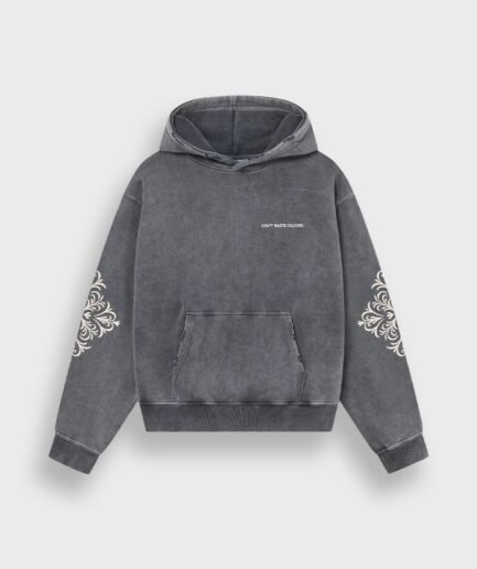 DON'T WASTE CULTURE: YULANI HOODIE | WASHED BLACK