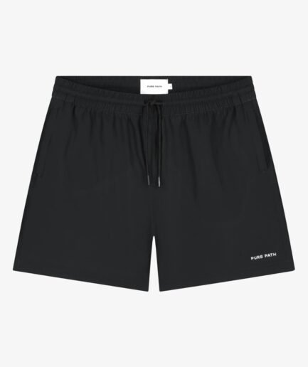 PURE PATH SWIMSHORT WORDMARK BLACK 26010516