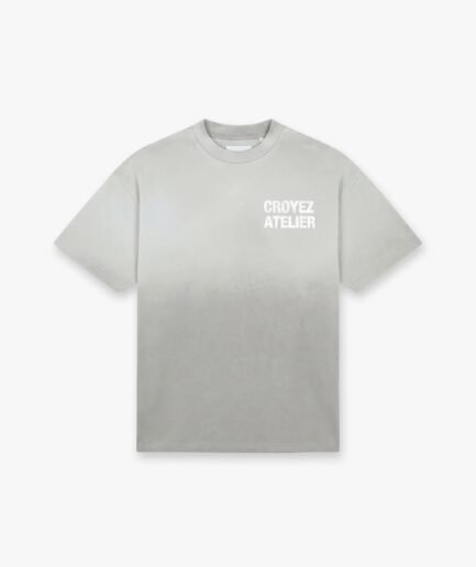 Croyez Sprayed Atelier T-Shirt | Light Grey