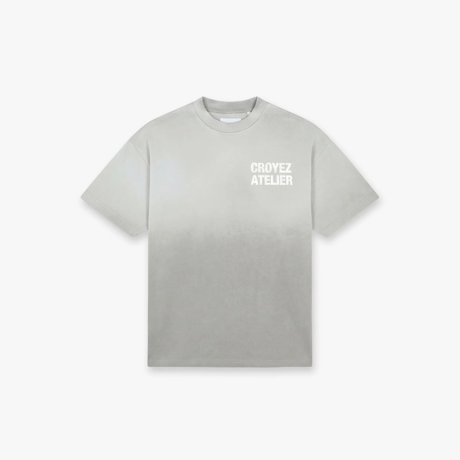 Croyez Sprayed Atelier T-Shirt | Light Grey