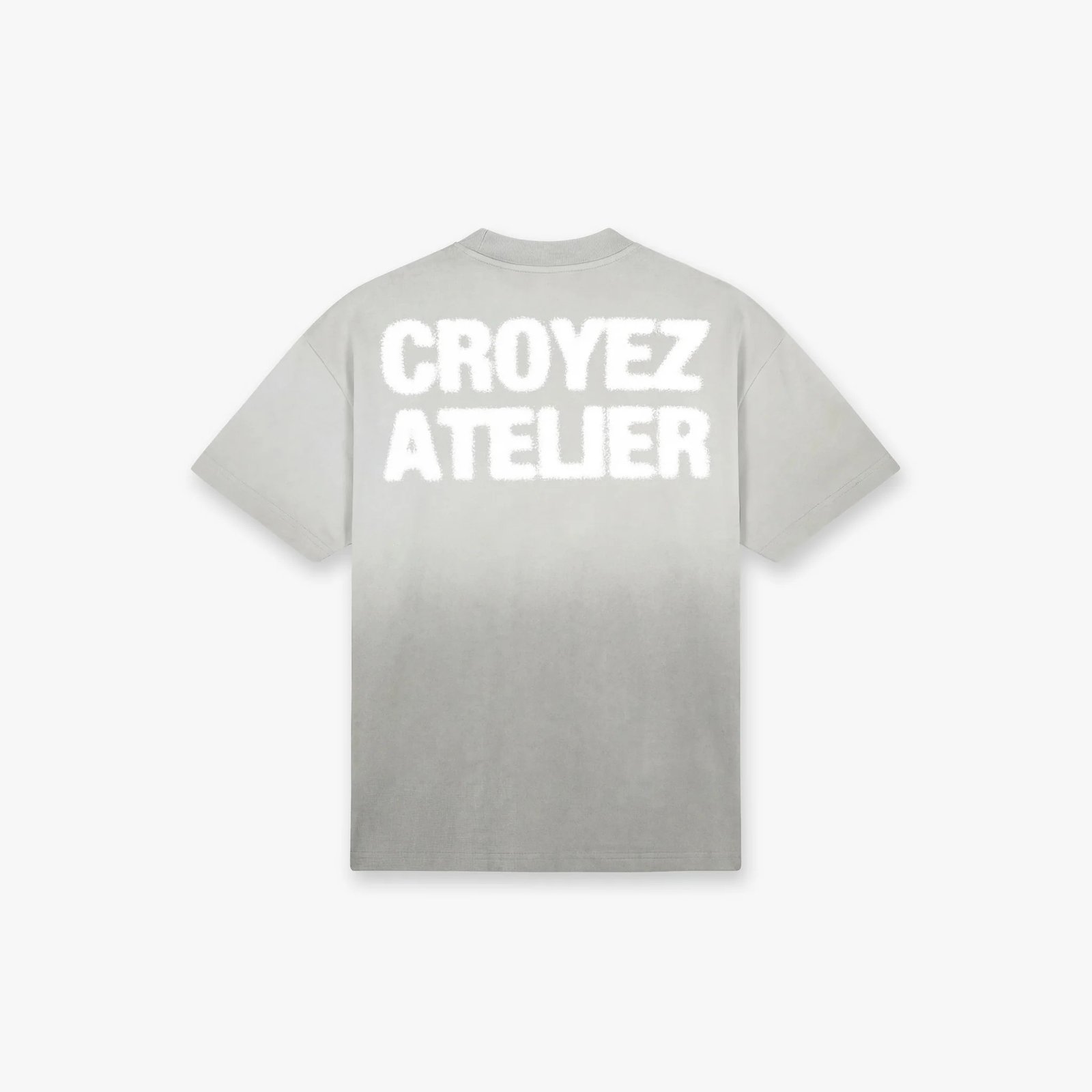 Croyez Sprayed Atelier T-Shirt | Light Grey