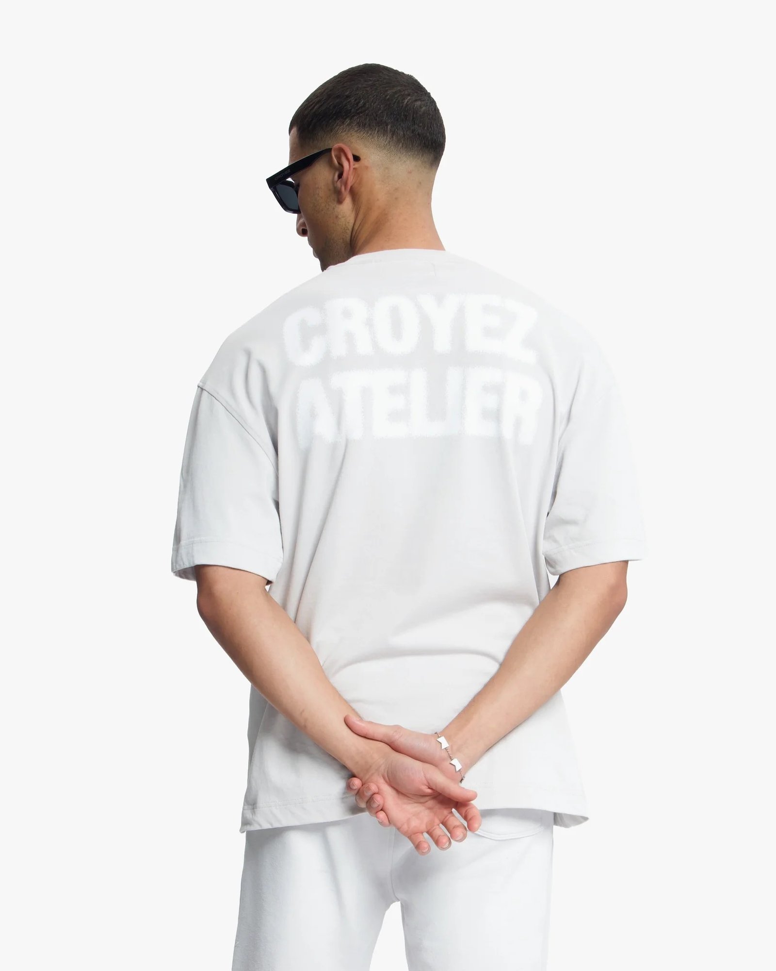 Croyez Sprayed Atelier T-Shirt | Light Grey
