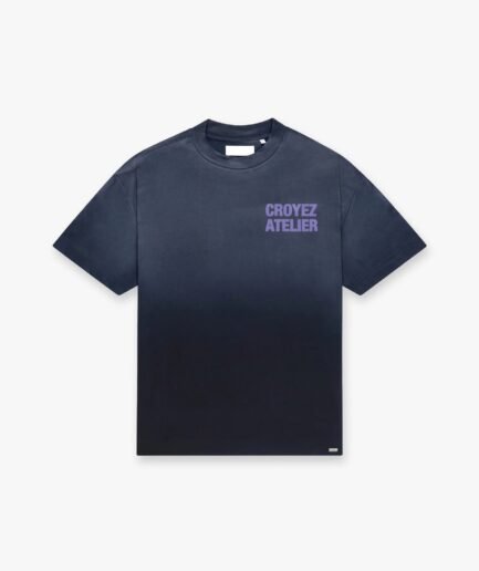 Croyez Sprayed Atelier T-Shirt | Black