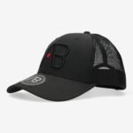 AB LIFESTYLE: Retro Trucker Cap Jet Black