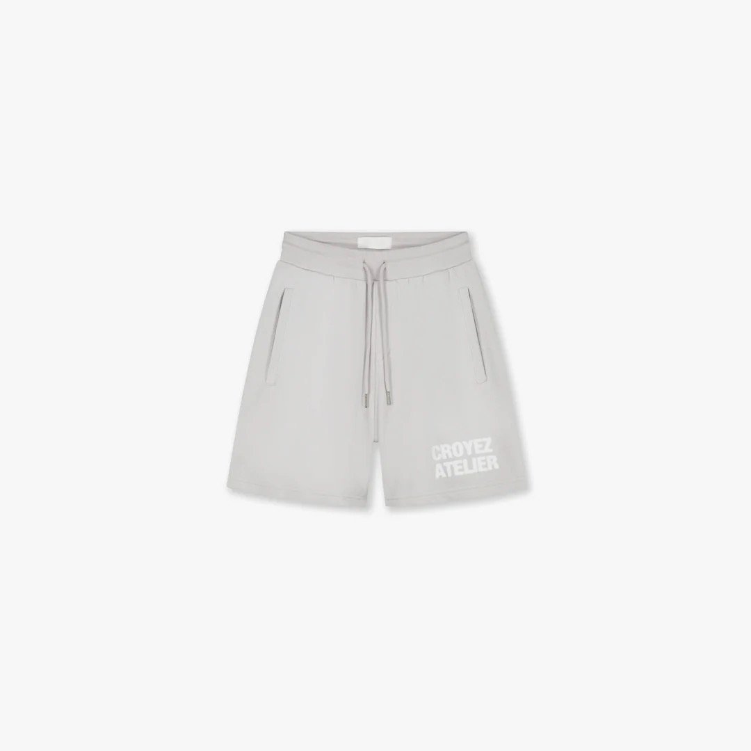Croyez Sprayed Atelier Shorts | Light Grey