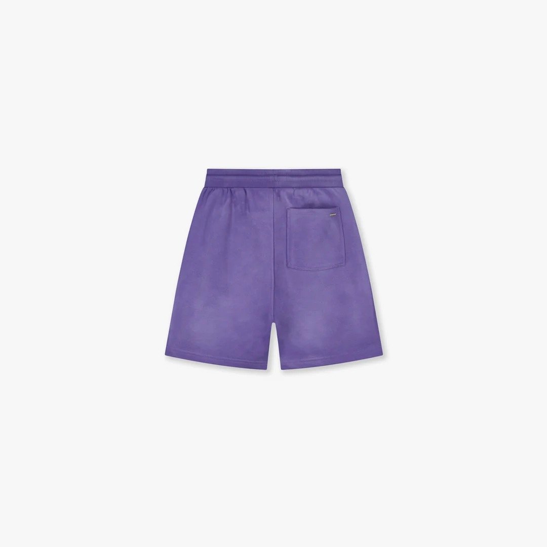 Croyez Sprayed Atelier Shorts | Dark Purple