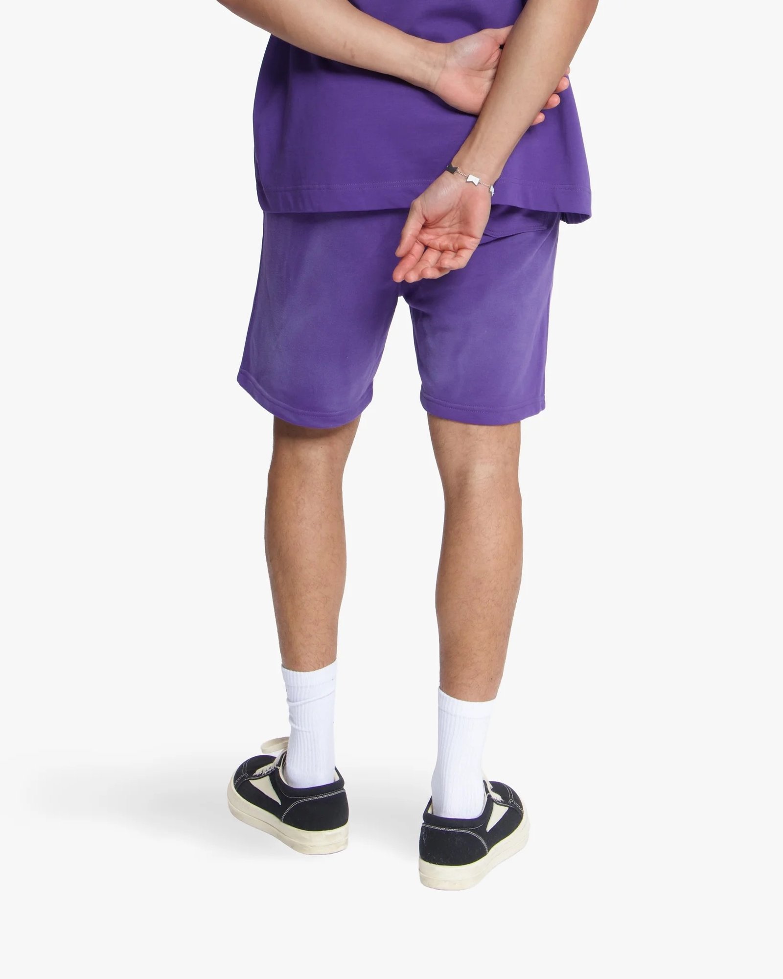 Croyez Sprayed Atelier Shorts | Dark Purple