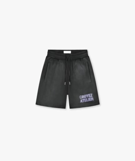 Croyez Sprayed Atelier Shorts | Black