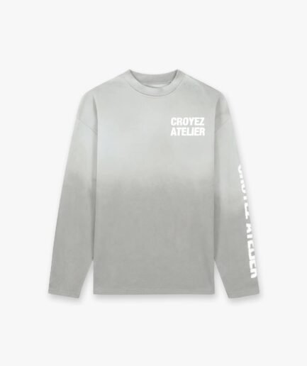 Croyez Sprayed Atelier Longsleeve | Light Grey