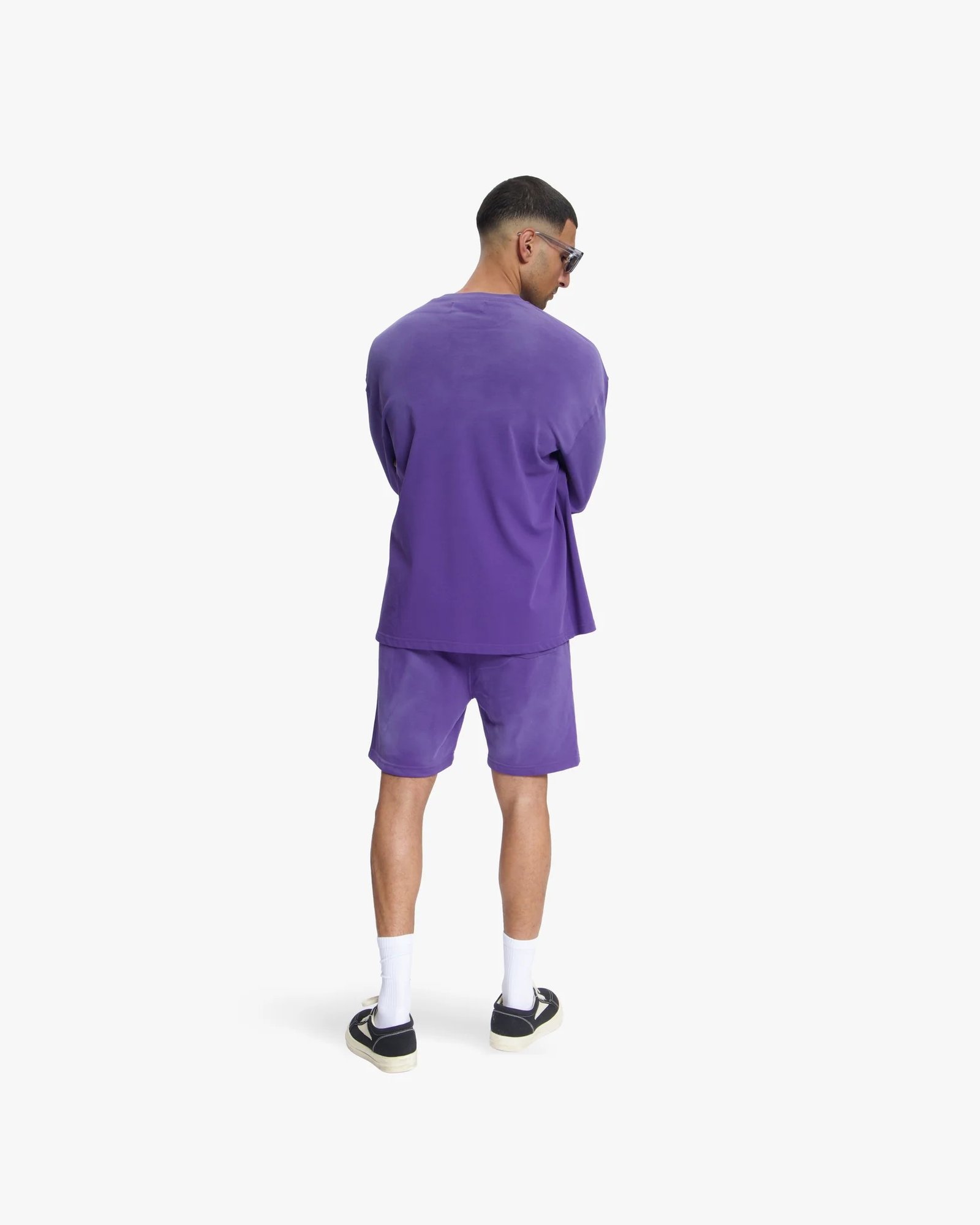 Croyez Sprayed Atelier Longsleeve | Dark Purple