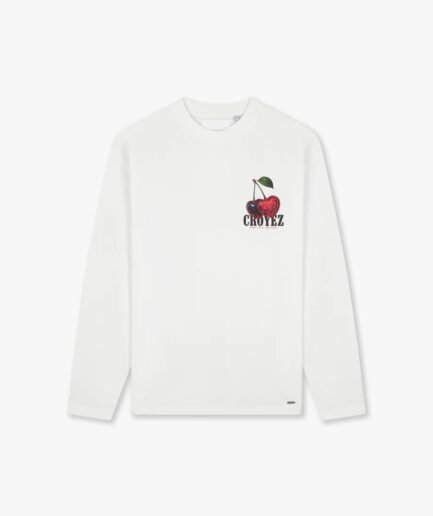 Croyez Cerise D'Amour Longsleeve | White