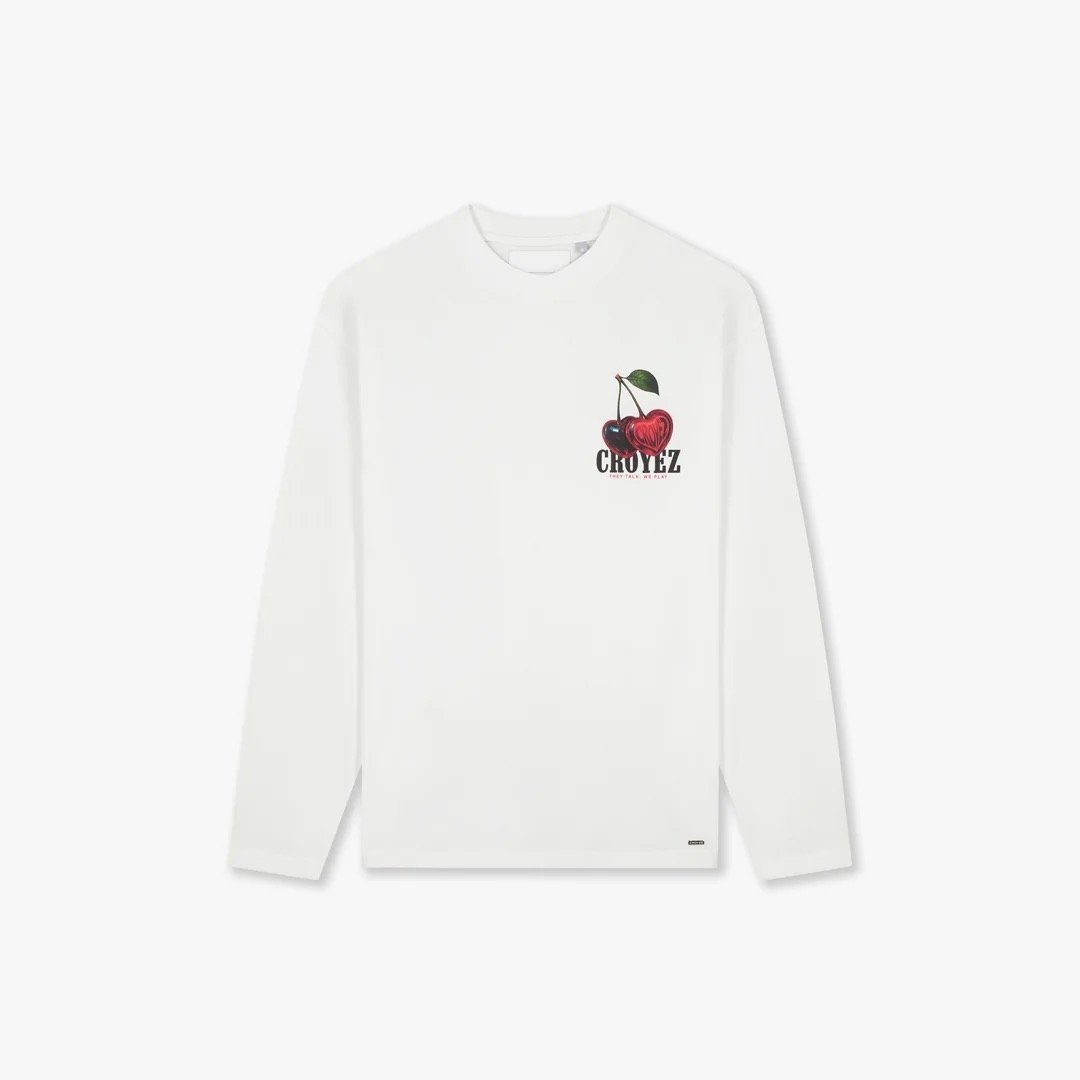 Croyez Cerise D'Amour Longsleeve | White