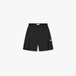 Croyez Etiquette Nylon Shorts | Black
